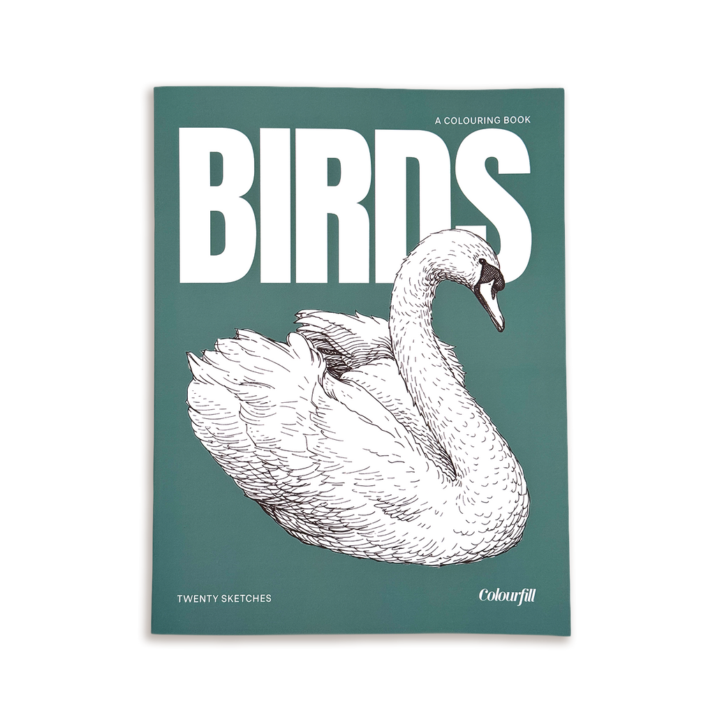 Birds - Large Format Colouring Book