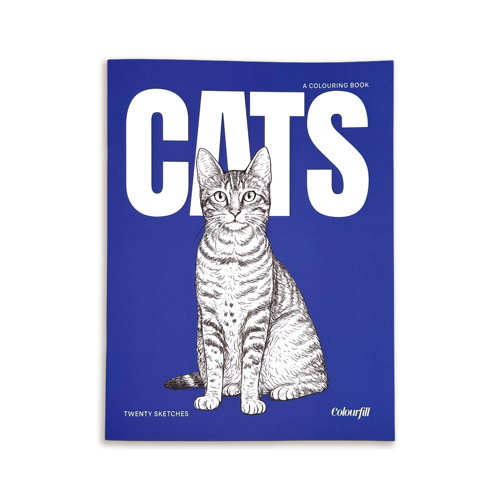Cats - Large Format Colouring Book