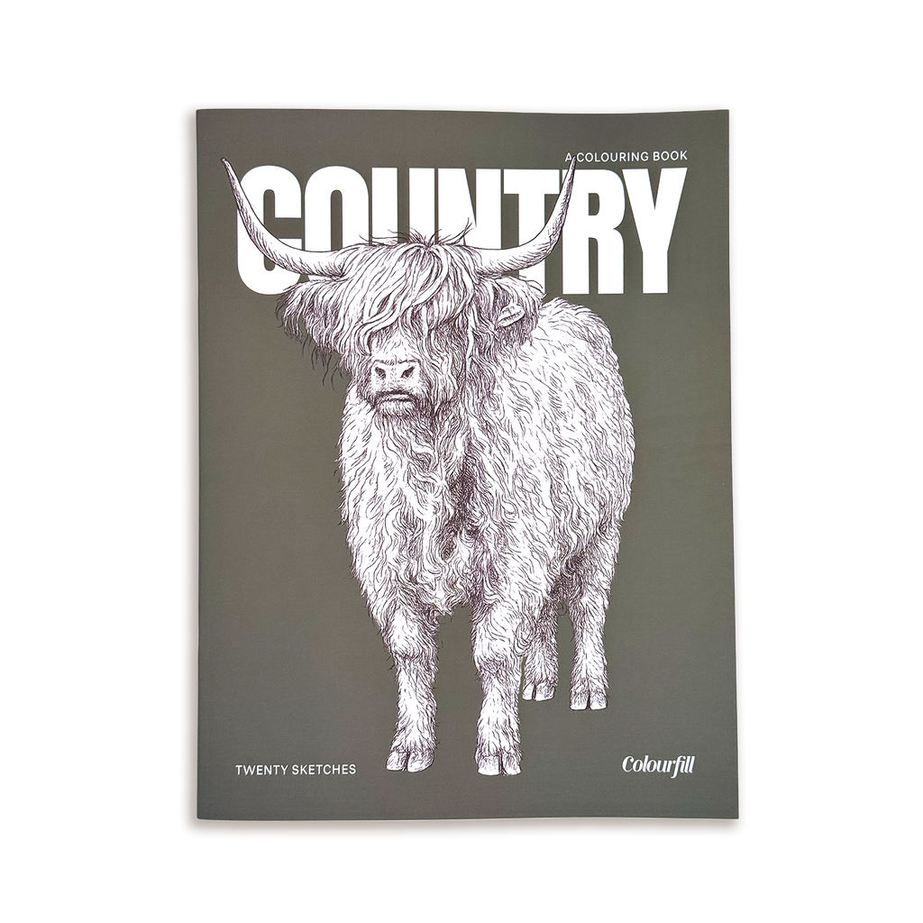 Country - Large Format Colouring Book